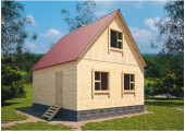 Дом жилой из каркасных панелей 6,0x5,25